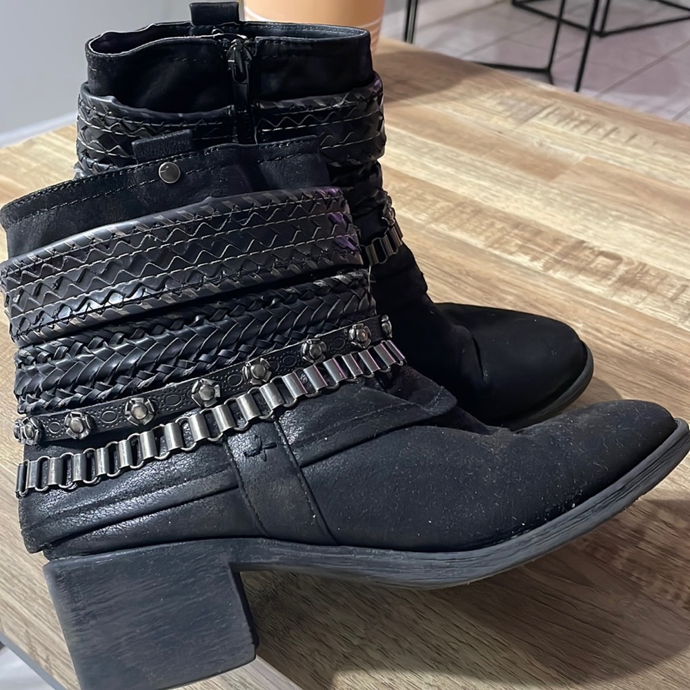 Black booties